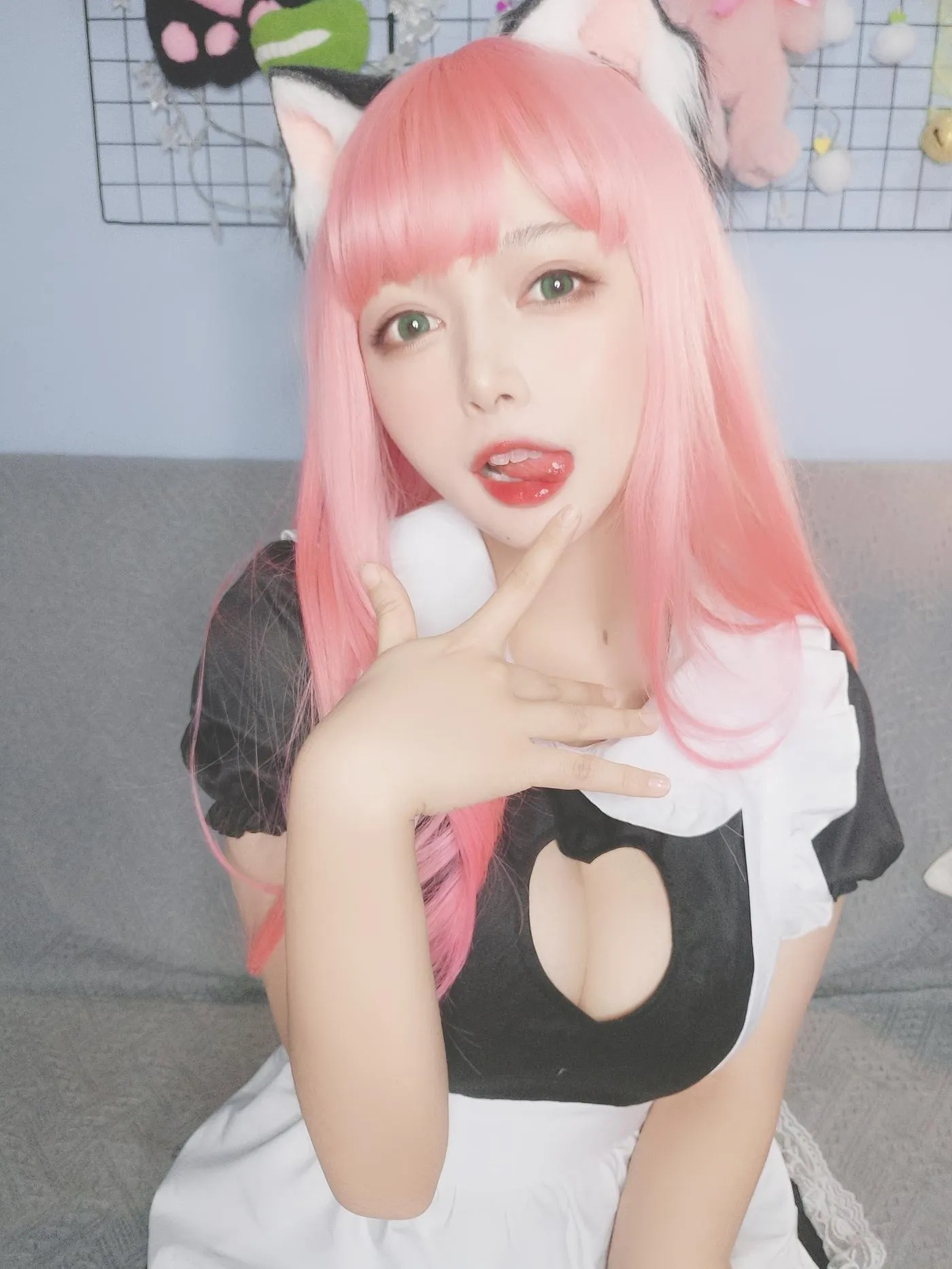 黑猫猫OvO – NO.08 猫女仆自拍 [13P]插图7
